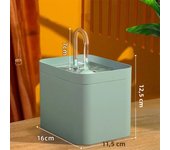 Ultra-Quiet Cat Water Fountain Filter Smart Automatic Pet Dog Water Dispenser&Burnout Prevention Pump1.5L Recirculate Filtrin