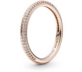 Pandora Pandora Me Anillo con recubrimiento en oro rosa de 14k en Pavé Brillante Pandora ME 189679C01 , para Mujer