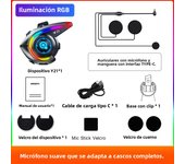 Y10/Y12Pro/Y21 Helmet Bluetooth Earphones Waterproof Noise Reduction Motorcycle Earphones Soft Mac Helmet Earphones