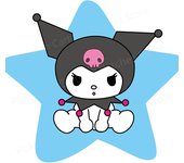 2PCS Cartoon Kawaii My Melody Kuromi Cinnamoroll Hello Kitty Iron-on Transfers for Clothing DIY Thermal Stickers for T-Shirts