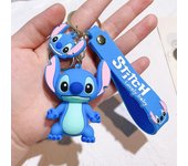 Stitch Series Anime Peripheral Keychain Car Keychain Creative Pvc Backpack Cartoon Pendant Accessories Cute Doll Holiday Gift