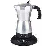 Cafetera Eléctrica Orbegozo KFE660 Plateado Aluminio 6 Tazas