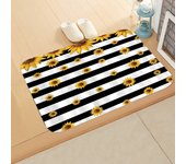 Sunflower Entrance Welcome Door Mat Flowers Bedroom Bedside Decor Carpet Non-slip Bathroom Kitchen Foot Rugs for Indoor Home