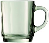 Luminarc ALBA Taza Vidrio Verde 25CL Saludable y Higiénica