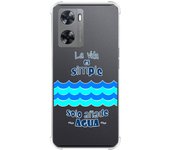 Funda Silicona Antigolpes para Oppo A57s diseño Agua Dibujos