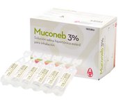 Muconeb 3% Solución Salina hipertónica 30 Ampollas