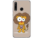 Tumundosmartphone Funda Gel Tpu para Huawei Honor 20 Lite diseño Leon Dibujos