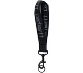 Llavero Negro Carhartt Script Keyholder Black Reflective Grey