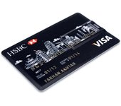 waterproof Super Slim Credit Card USB Flash Drive 32GB pendrive 4GB 16GB 32GB 64GB bank card model Memory Stick u disk