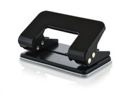 Taladro escolar, Perforadora Metálica con 2 Agujeros, Gran Resistencia y Capacidad, Perfora 10 Hojas,  Acabado esmaltado en mate de gran duración. Reverso con Depósito y Tapa - by SDI por Office Box