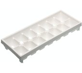 KitchenCraft Cubitera Reutilizable con Desmolde Fácil de Plástico, 32 x 12 cm – 14 Cubitos