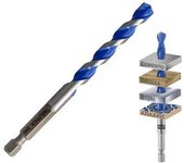 Broca Universal Hexagonal  Ø 8,0 mm. (Blister 1 pieza)