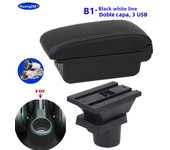 For Volkswagen UP Armrest Box For Skoda Citigo VW UP Seat Mii Car Armrest Console Storage Box dedicated Retrofit Car Accessories