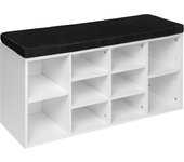 Tectake - Zapatero con banco 103,5 x 48 x 30 cm  Versátil  Muy estable  Montaje rápido
