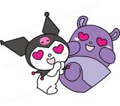 2PCS Cartoon Kawaii My Melody Kuromi Cinnamoroll Hello Kitty Iron-on Transfers for Clothing DIY Thermal Stickers for T-Shirts