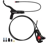 ZOOM 2 Piston E-Bike Scooter Hydraulic Brake Set MTB 1100/1850mm Bicycle Hydraulic Disc Brake Electric Scooter Brake Bike Parts