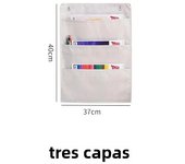 3/6/9 Pockets Wall Hanging Storage Bags Book Keys Mobile Phone Door Organizer Pouch Bedroom Dormitory Office Container