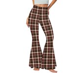 [You're My Secret] Y2k High Waisted Flare Pants Wide Leg Women Trousers Elastic Casual Streetwear Patchwork Sweatpants Bottoms