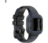 Venta de Reloj Patrón impresión silicona suave pulsera Correa compatible Garmin fit JR3/Vivofit Jr.3