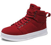 Brand High-Top Men Sneakers Microfiber Sneaker Man Platform Tennis Vulcanized Shoes Colorful Casual Original Men's Shoes 2023