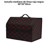 Car trunk storage box Large Capacity Auto Multiuse Tools Organizer Box Stowing Tidying Leather Folding For Emergency Storage Box