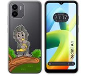 Funda Silicona Transparente para Xiaomi Redmi A1 diseño Mono Dibujos