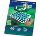 Tico Caja de 100 Hojas de Etiquetas Blancas para Impresoras Láser, Inyección de Tinta y Fotocopiadoras - 1200 Etiquetas por Paquete