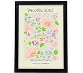 Nacnic Lamina Artistica Decorativa Flores Boda Estilo Floral Hogar Salón