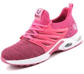 SOMY Zapatos de Seguridad Hombre Mujer Zapatillas de Seguridad Zapatos de Trabajo Zapato de Construcción Puntera de Acero Zapato de Seguridad Color Rosa Rosa-37 Zapato y bota de seguridad, trabajo