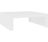 vidaXL Mesa de centro madera contrachapada 100x100x35 cm Blanco, Negro, Roble Sonoma Mesita de Salón o Comedor o Auxiliar Mesa de Café Meuble Salón