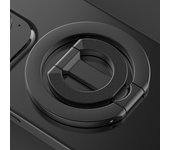 Double Magnetic Cell Phone Ring Holder Compatible with iPhone 16 12 13 14 15 Series MagSafe Removable Cell Phone Grip Kickstand