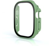Glass+case For Apple Watch Ultra 49mm strap smartwatch PC Bumper+Screen Protector Tempered Cover iwatch series band Accessories