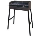 EL ZORRO Barbacoa de Hierro Pintado con Parrilla Zincada 69x40x92cm - EL ZORRO - 73045 Negro Jardin / Accesorios / Complementos Barbacoas