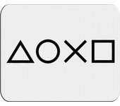 MERCHANDMANIA ALFOMBRILLA PEQUEÑA logo mando botones consola famosa videojuegos mousepad raton