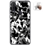 Tumundosmartphone Funda Gel Tpu para Alcatel 1S 2020 / 3L 2020 diseño Snow Camuflaje Dibujos