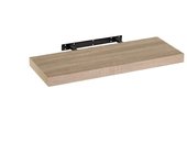 Lola Home Estante de pared flotante de madera MDF en tono natural de 23x60 cm