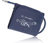 Brazalete de presión arterial de 22 a 32 cm, brazalete mediano portátil para monitor automático de presión arterial, repuesto ajustable para ancianos, hogar, adultos y niños