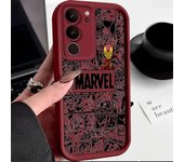 Marvel Iron Man Spiderman For Samsung Galaxy S24 S23 S22 S21 S20 Ultra Plus S10 Lite 5G Eye Ladder phone case
