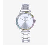 Radiant Reloj Mujer Reloj Mujer Christy 36mm Multi Crystals Metal 3 Atm