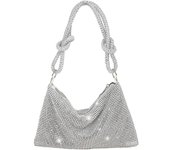 Bolso de mano de noche con diamantes de imitación para mujer, bolso cruzado, bolso de mano con diamantes de imitación brillantes, bolso de mano con diamantes de imitación para fiesta, bolso de noche nupcial