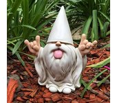 1pc Rocker Gnome Garden Statues Will Rock Your Fairy Garden And Garden Gnomes Outdoor Statues, Garden Gnome Statue, Garden Decor