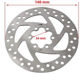 For Xiaomi Electric Scooter M365 Disc Brake  6 Holes 140mm 160mm   Rear Wheel