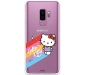 Funda original compatible con Samsung Galaxy S9 Plus - Hello Kitty Velos Colores