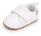 Retro Newborn First Day Toddler Shoes Classic PU Casual Sneakers Baby Boy Girl Rubber Sole Anti-slip Soft Leather Baby Shoes