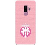 Funda original compatible con Samsung Galaxy S9 Plus | Villarreal rosa | TPU MATE
