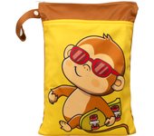 Babyshow 25x35cm Wet Dry Bag Digital Position Printed Waterproof Diaper Bag Double Zippers with Handle Mommy Bag