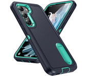 Dual Layer Anti-Slip Heavy Armor Phone Case for Samsung Galaxy S24 S23 S22 Plus Ultra A15 A54 A14 A13 A53 A03S Shockproof Cover