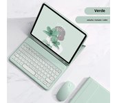 Bluetooth Mouse Keyboard for iPad 10th 2022 10.9 inch Pro 10.5 Air 3 10.2 8 9th Cover Air 5 Air 4 Pro 11 Foldable Stand Case