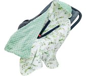 Manta de Bebe Cálida para nuevo nasido, Manta envolvent con estampado de Arcoíris, Saco de Navaja para niños, Manta Gruesa de Invierno para cochecito de Bebe al Aire Libre