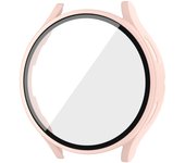 Case for Samsung Galaxy Watch 6/5/4 40mm 44mm Screen Protector Hard PC Protective Cover Bumper Galaxy Watch Tempered Glass Film